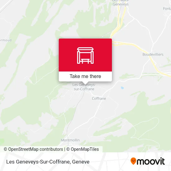 Les Geneveys-Sur-Coffrane map