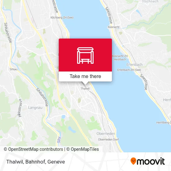 Thalwil, Bahnhof plan