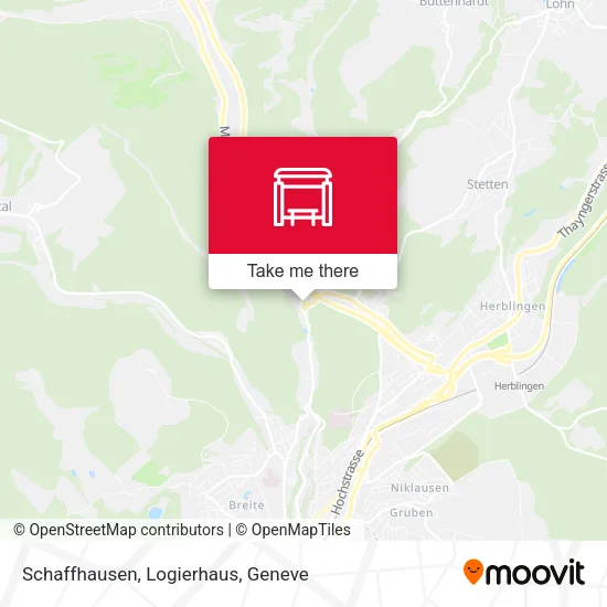 Schaffhausen, Logierhaus map