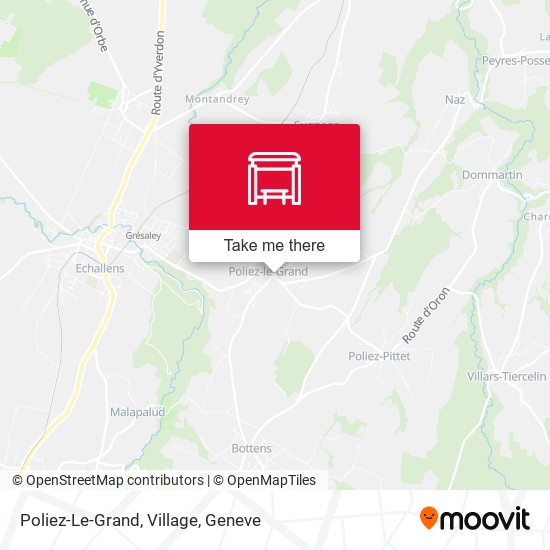 Poliez-Le-Grand, Village plan