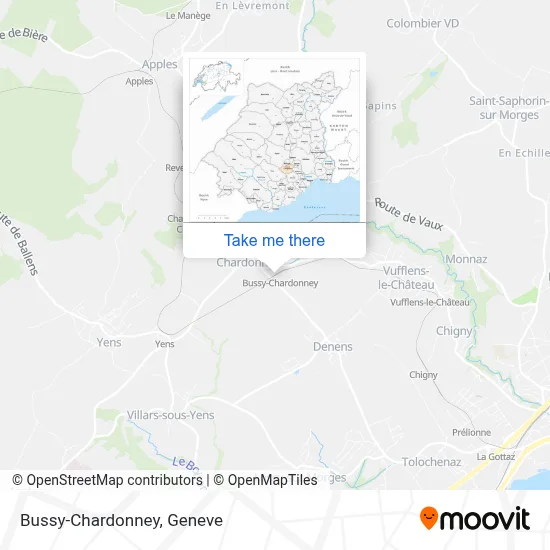 Bussy-Chardonney map