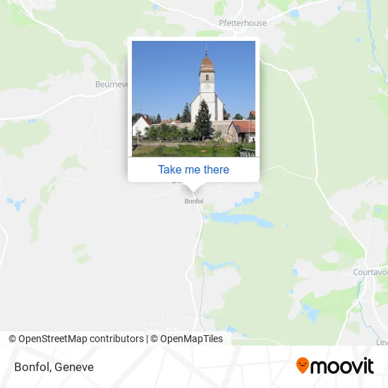 Bonfol map