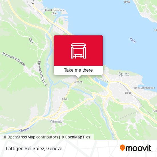 Lattigen Bei Spiez Karte