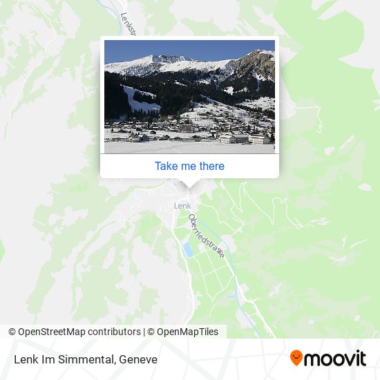 Lenk Im Simmental map