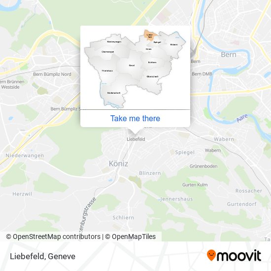 Liebefeld map