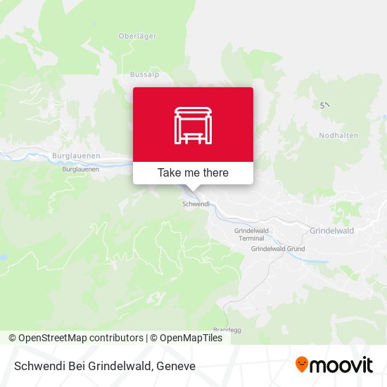 Schwendi Bei Grindelwald Karte