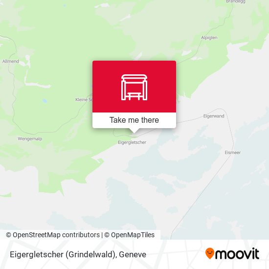 Eigergletscher (Grindelwald) plan