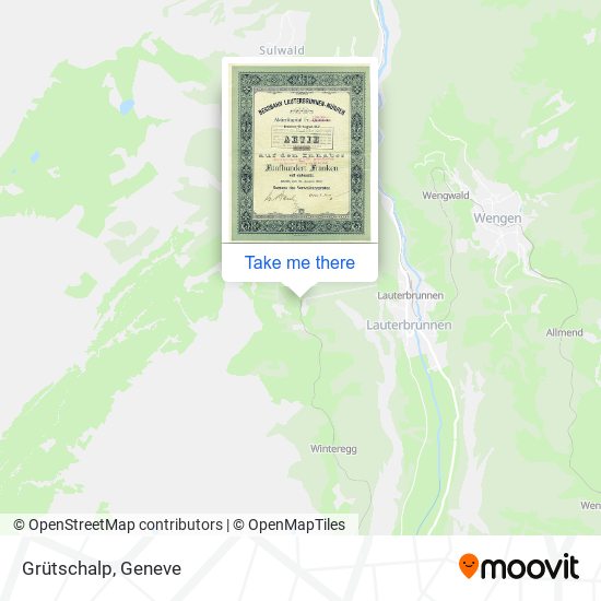 Grütschalp map