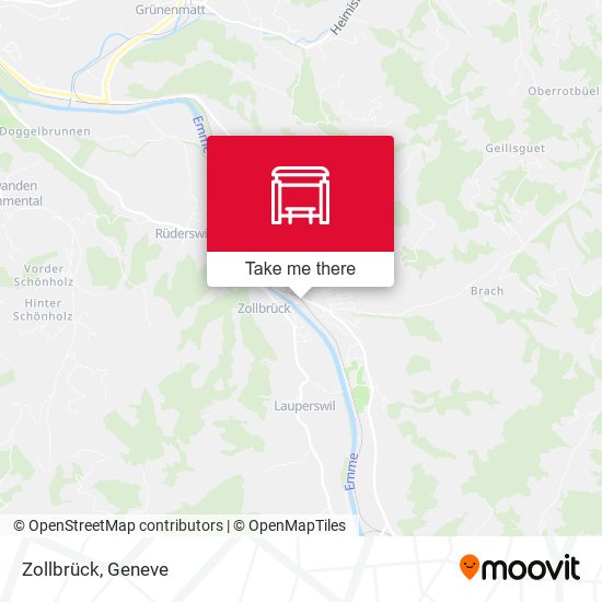 Zollbrück map