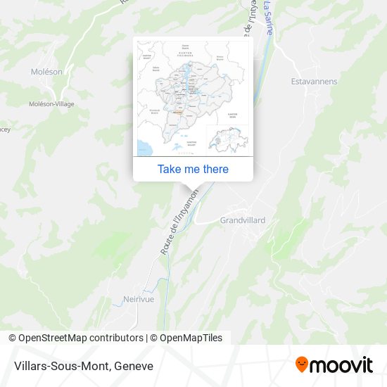 Villars-Sous-Mont Karte