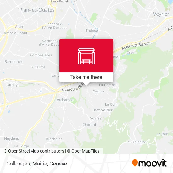 Collonges, Mairie map