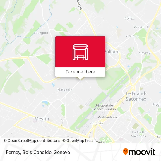 Ferney, Bois Candide map