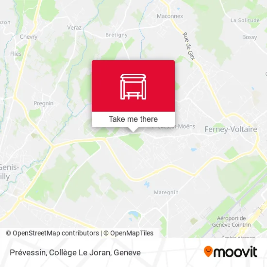 Prévessin, Collège Le Joran map