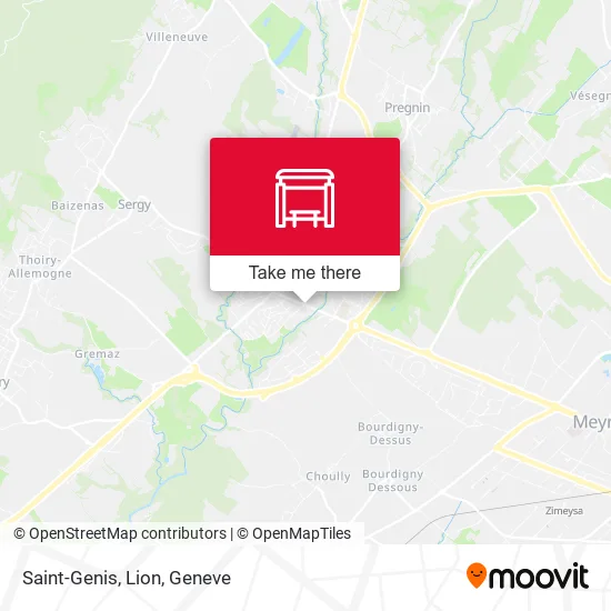 Saint-Genis, Lion map