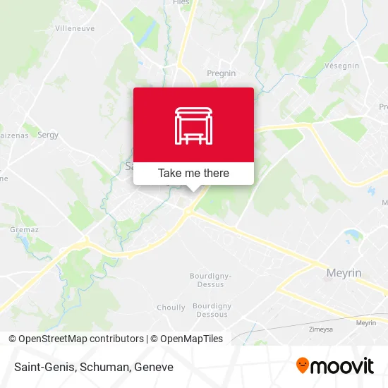 Saint-Genis, Schuman map