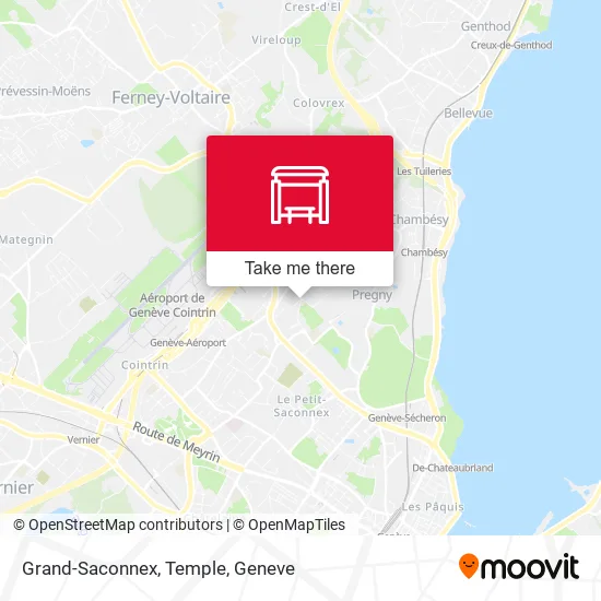Grand-Saconnex, Temple map