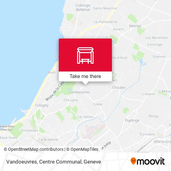 Vandoeuvres, Centre Communal map