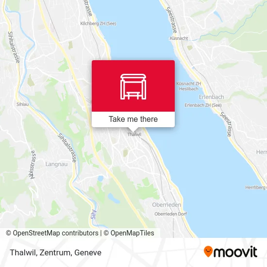 Thalwil, Zentrum map