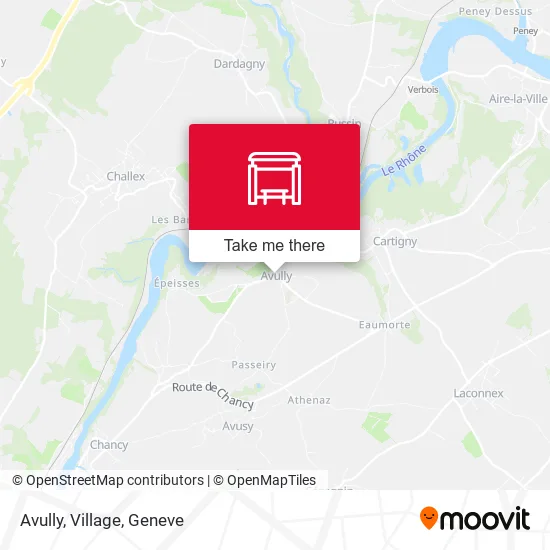 Avully, Village map