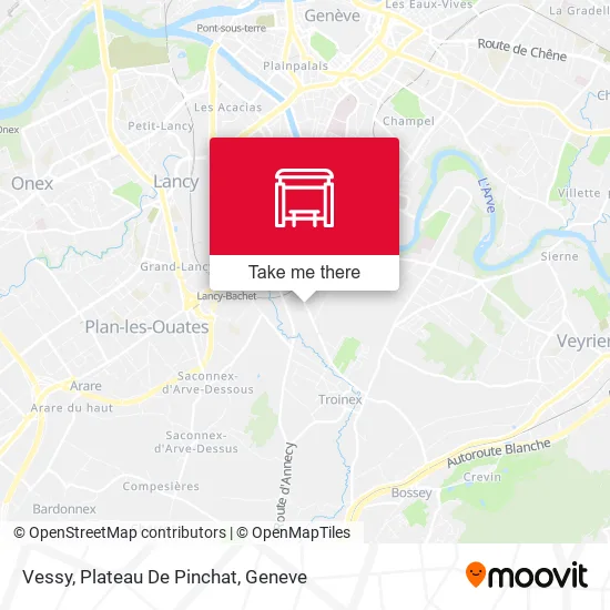 Vessy, Plateau De Pinchat plan