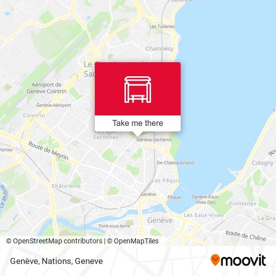 Genève, Nations map