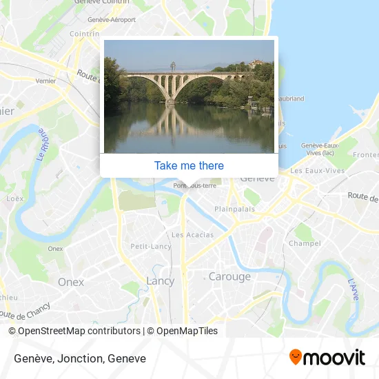 Genève, Jonction map