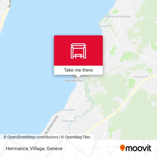 Hermance, Village map