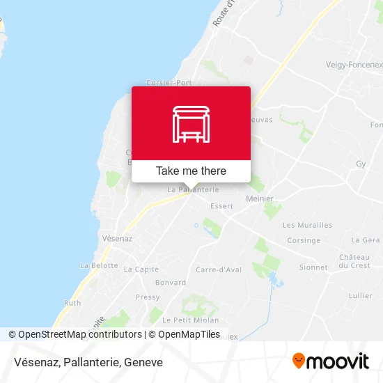 Vésenaz, Pallanterie plan
