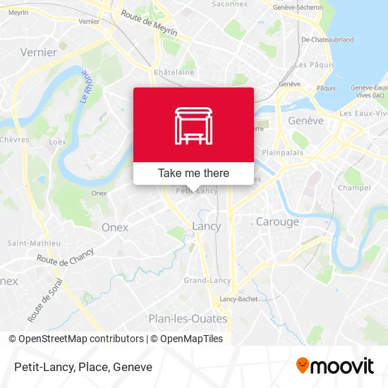 Petit-Lancy, Place map