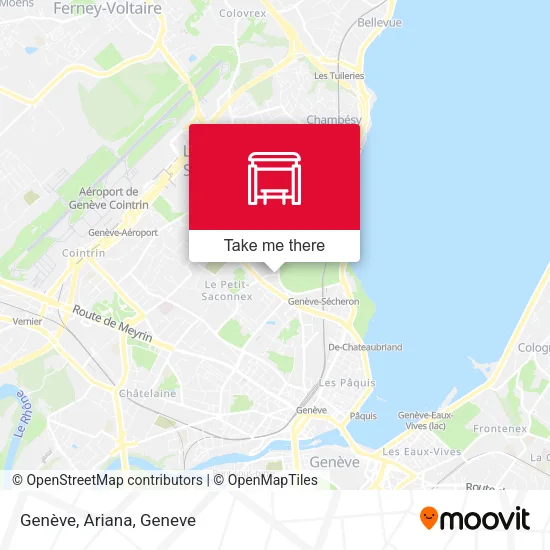 Genève, Ariana map