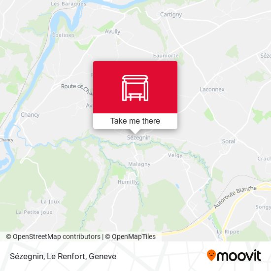 Sézegnin, Le Renfort map