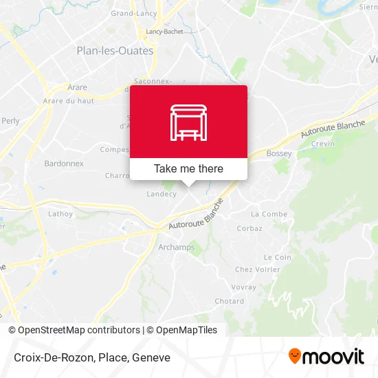Croix-De-Rozon, Place map