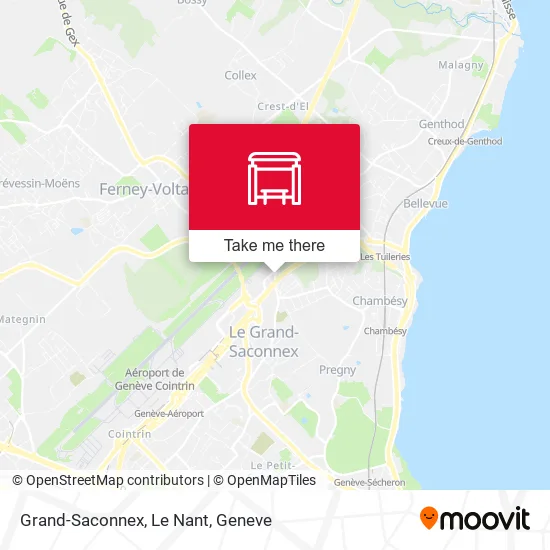 Grand-Saconnex, Le Nant map