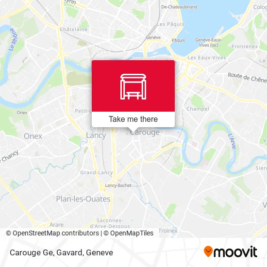 Carouge Ge, Gavard map