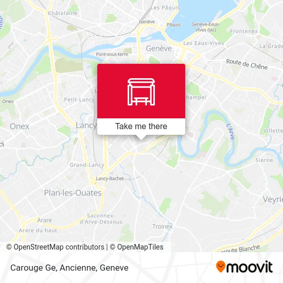 Carouge Ge, Ancienne map