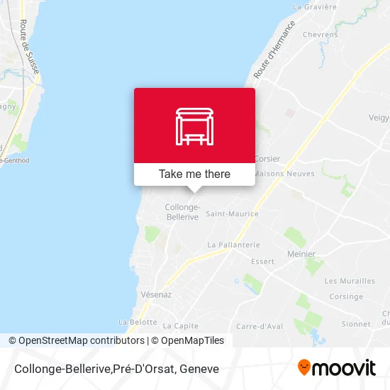 Collonge-Bellerive,Pré-D'Orsat map