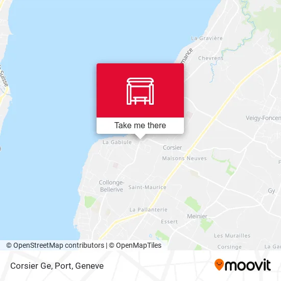Corsier Ge, Port map