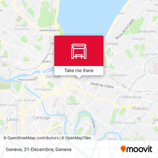 Genève, 31-Décembre map