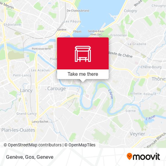 Genève, Gos map