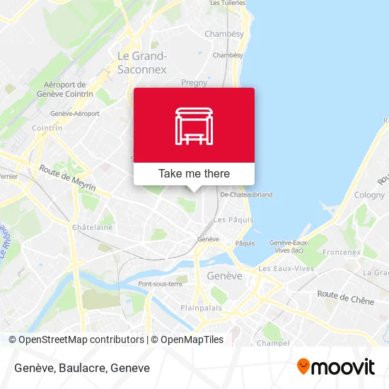 Genève, Baulacre map