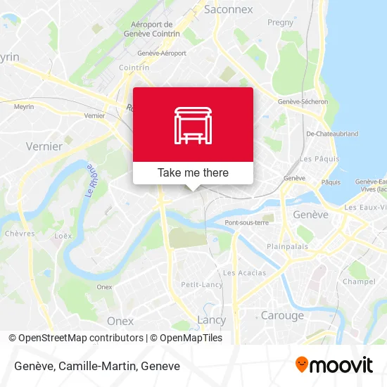 Genève, Camille-Martin map