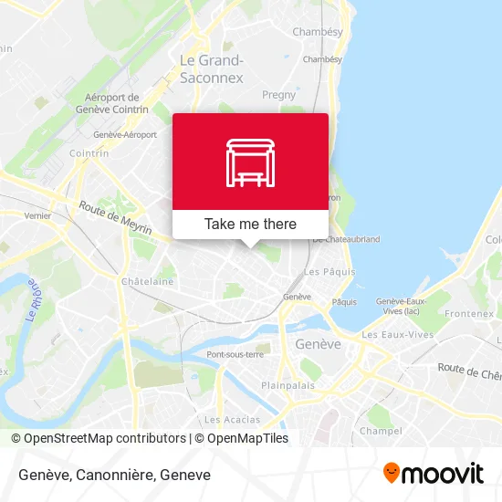 Genève, Canonnière map