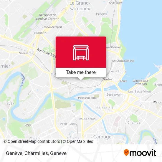Genève, Charmilles map