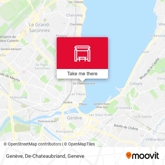 Genève, De-Chateaubriand plan