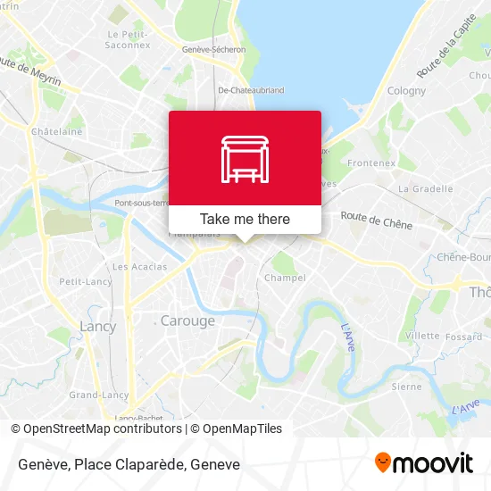 Genève, Place Claparède map