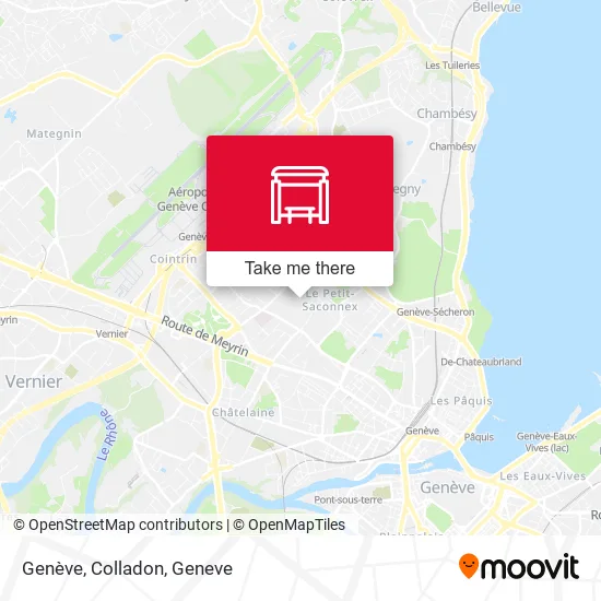 Genève, Colladon map