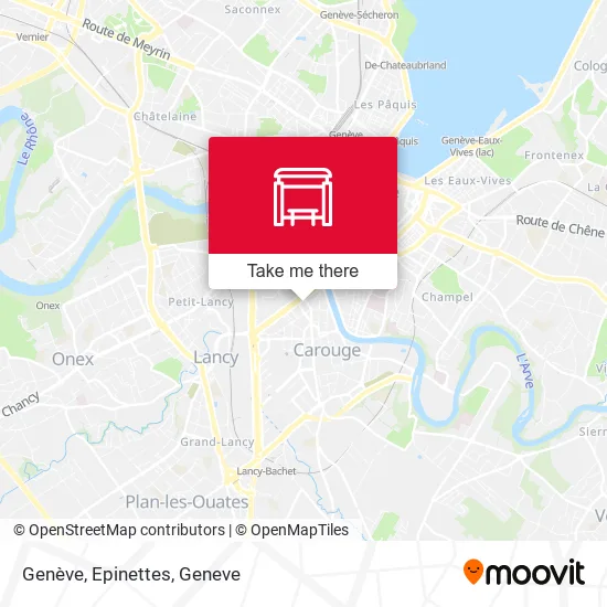 Genève, Epinettes map