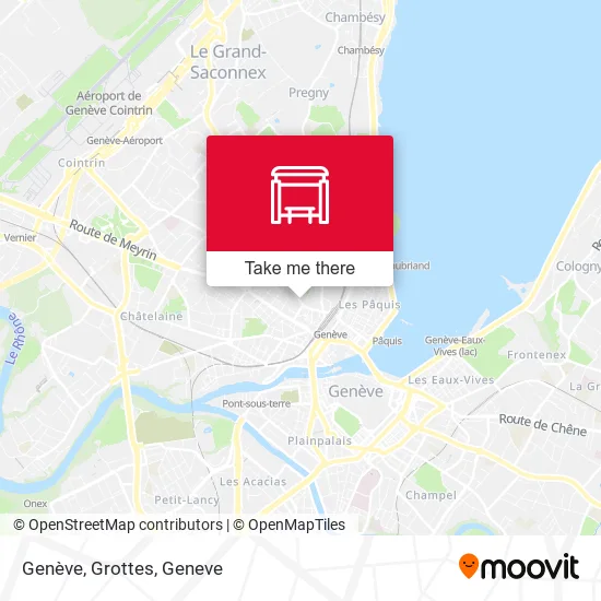Genève, Grottes plan