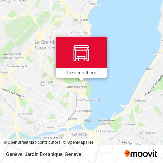 Genève, Jardin Botanique map