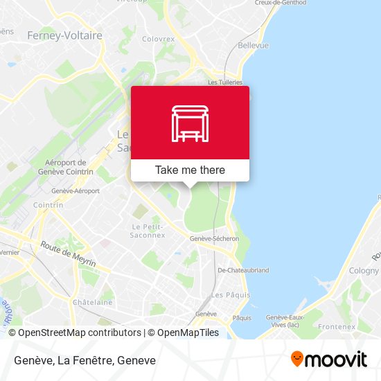 Genève, La Fenêtre map
